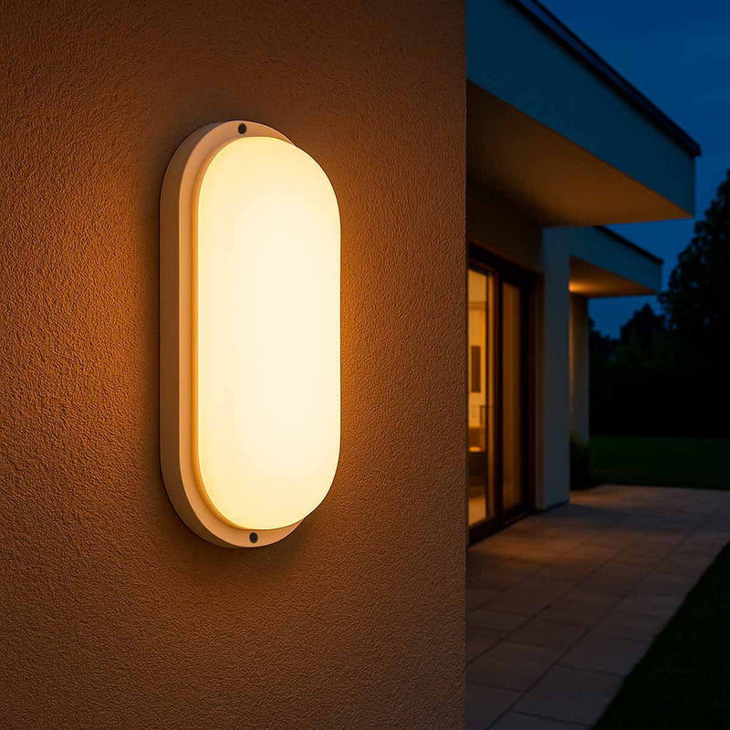 Luminária Arandela LED Tartaruga 20W em Policarbonato Externa ST3086