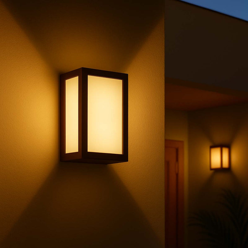 Arandela Luminária Vitra 3 Vidros Fosco Externa 1xE27 Starlumen ST2953