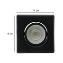 Spot Plafon Embutir Quadrado Light Orientavel em Aluminio p/ LED PAR20 E27 ST2999-Spots-Starlumen