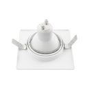 Spot Plafon Embutir Quadrado Light Orientavel em Aluminio p/ LED MR16 GU10 ST2999-Spots-Starlumen