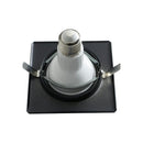 Spot Plafon Embutir Quadrado Light Orientavel em Aluminio p/ LED PAR20 E27 ST2999-Spots-Starlumen