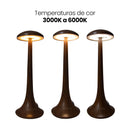 Abajur Mesa LED Recarregável Sindora 2W 3000 a 6000K Tabaco USB-C Touch ST3258-Abajures-Starlumen