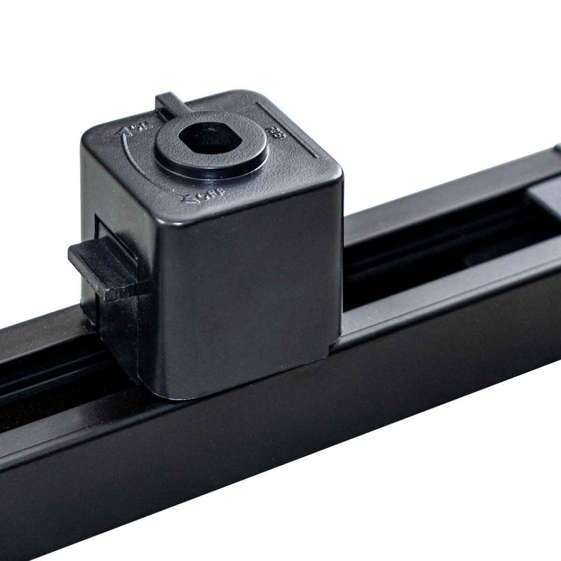 Adaptador Conector Preto p/ Trilho Eletrificado DL022P Bella ST3113-Bella Iluminação-Starlumen