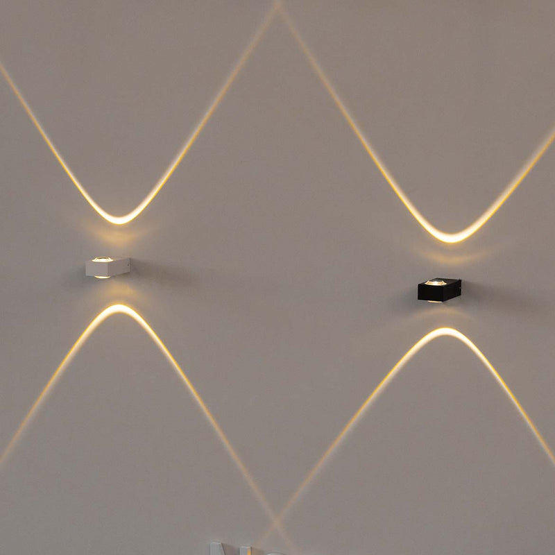 Arandela ARC 2 Fachos 60º Em Alumínio Externa LED 2W 3000K OPUS ST2960-Opus-Starlumen