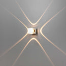 Arandela ARC 4 Fachos 60° Em Alumínio Externa LED 4W 3000K OPUS ST2960-Opus-Starlumen