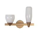 Arandela Akemi Dourada com 2 Cúpulas de Vidro para 2 LED G9 VL017-MG Starlux ST2534-Arandelas-Starlumen