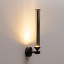 Arandela Anakin Preto Fosco e Smoky LED 3W Branco Quente ZR150 Starlux ST2640-Arandelas-Starlumen