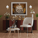 Arandela Angel Ouro Fosco e Branco L18 X H24 cm para 1x G9 LtT010- WH Starlux ST2612-Arandelas-Starlumen