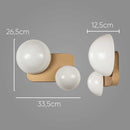Arandela Artemis 2 Globos de Vidro para 2 G9 VL007-MG Starlux ST2526-Arandelas-Starlumen