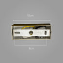 Arandela Aruna Ouro Fosco e Ambar ZR096-AGD Globo Vidro para 1 X G9 Starlux ST2620-Arandelas-Starlumen