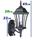 Arandela Colonial Em Alumínio Vintage Retro E27 PT-AC211P-P ST211PP-Starlumen-