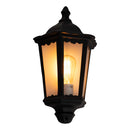 Arandela Colonial Meia Cara Nimes Preta P/ E27 Externa AC277K Biancoluce ST3013-Biancoluce-Starlumen