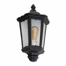 Arandela Colonial Meia Cara Nimes Preta P/ E27 Externa AC277K Biancoluce ST3013-Biancoluce-Starlumen