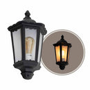 Arandela Colonial Meia Cara Nimes Preta P/ E27 Externa AC277K Biancoluce ST3013-Biancoluce-Starlumen