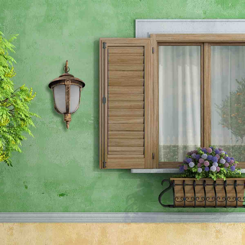 Arandela Colonial Toulouse Ouro Velho p/ 1xE27 Externa AC210P Biancoluce ST3002-Biancoluce-Starlumen