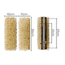 Arandela Cristais Dourada e Transparente LED 20W Luz Quente DCB00287D Sindora ST2993-Sindora-Starlumen