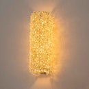 Arandela Cristais Dourada e Transparente LED 20W Luz Quente DCB00287D Sindora ST2993-Sindora-Starlumen