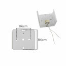 Arandela Cubo 1 Foco Sem Friso Alumínio 10cm P/ MR16 Starlumen ST2941-Starlumen-