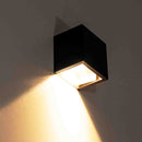 Arandela Cubo 1 Foco Sem Friso Alumínio 10cm P/ MR16 Starlumen ST2941-Starlumen-