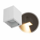 Arandela Cubo 1 Foco Sem Friso Alumínio 10cm P/ MR16 Starlumen ST2941-Starlumen-Branco-