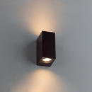 Arandela Dots Square Marrom (C)9.5Cm (L)7.2Cm (A)15Cm 2Xgu10 Mr16 - DL162M2 - Bella Iluminação-Bella Iluminação-Starlumen