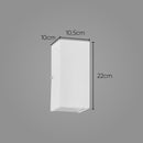 Arandela Duplo Facho Longo P/ 2 Dicróica Gu10 St187-Starlumen-