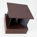 Arandela Efeito 2 Fachos Regulável LED 5W Branco Quente ST423 - Marrom-Arandelas-Starlumen