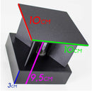 Arandela Efeito 2 Fachos Regulável LED 5W Branco Quente ST423 - Preta-Arandelas-Starlumen