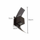 Arandela Efeito 2 Focos Box Aba Muro Externa Interna St890-Starlumen-