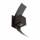 Arandela Efeito 2 Focos Box Aba Muro Externa Interna St890-Starlumen-Marrom-