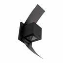 Arandela Efeito 2 Focos Box Aba Muro Externa Interna St890-Starlumen-Preto-