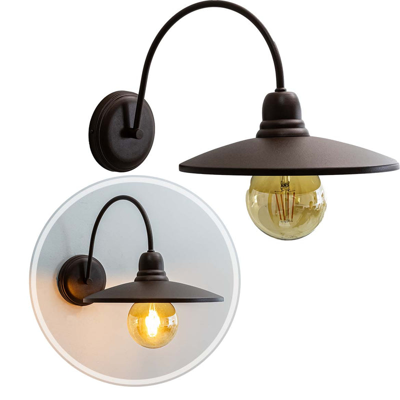 Arandela Factory AE33 p/ E27 Sem Grade ST2969-Biancoluce-Starlumen