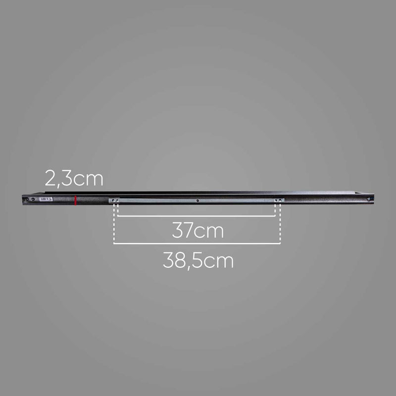 Arandela Fit Preta Led 13,2w Luz Direcionável 3000k 110V Newline AR15004LED1-PT St2064-New Line-Starlumen