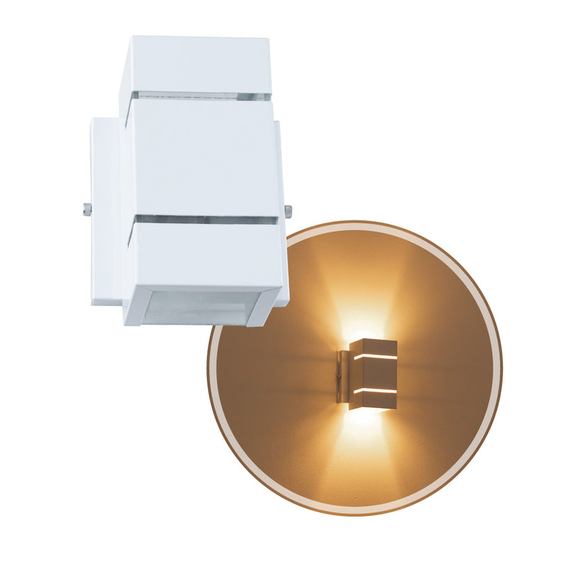 Arandela Frisos E Fachos Luminária Externa Parede Muro St419-Starlumen-Branco-