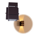 Arandela Frisos E Fachos Luminária Externa Parede Muro St419-Starlumen-Marrom-