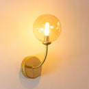 Arandela Grape Ouro Fosco e Ambar Globo Vidro para G9 ZR112-AGD Starlux ST2628-Arandelas-Starlumen