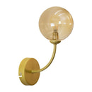Arandela Grape Ouro Fosco e Ambar Globo Vidro para G9 ZR112-AGD Starlux ST2628-Arandelas-Starlumen
