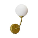Arandela Grape Ouro Fosco e Branco Globo Vidro para LED G9 ZR112-WGD Starlux ST2628-Arandelas-Starlumen