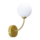 Arandela Grape Ouro Fosco e Branco Globo Vidro para LED G9 ZR112-WGD Starlux ST2628-Arandelas-Starlumen