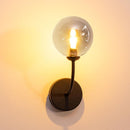 Arandela Grape Preto Fosco e Smoky Globo Vidro para G9 ZR112-SKY Starlux ST2628-Arandelas-Starlumen