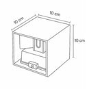 Arandela LED 6W Navi Cubo 2 Fachos 0 a 90° 3000K Branco Externa ST3242-Astraled-Starlumen