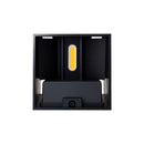 Arandela LED 8W Navi Cubo 2 Fachos 0 a 90° 3000K Preta Externa ST3242-Astraled-Starlumen