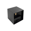 Arandela LED 8W Navi Cubo 2 Fachos 0 a 90° 3000K Preta Externa ST3242-Astraled-Starlumen