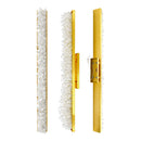 Arandela LED Folhada Ouro Italy c/ Selenita Cristal Marroquino Luz Quente 110V 1,5m ST3275-Arandelas-Starlumen