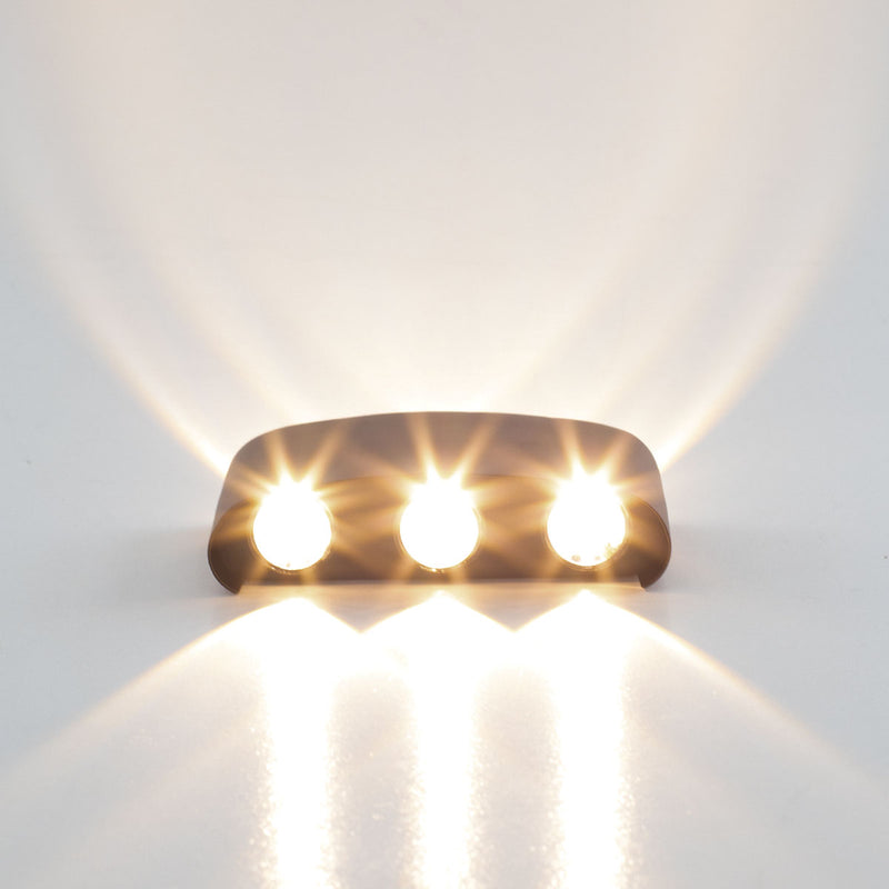 Arandela LED Yori 6W de Parede Muro Externa Luz Quente 48° 2705 Nordecor ST3127-Nordecor-Starlumen