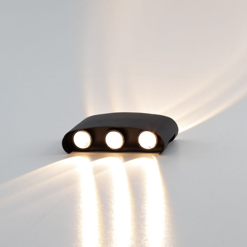 Arandela LED Yori 6W de Parede Muro Externa Luz Quente 48° 2705 Nordecor ST3127-Nordecor-Starlumen