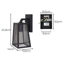 Arandela London 4 Faces Preto P/ E27 AM402P-P Biancoluce ST3009-Biancoluce-Starlumen