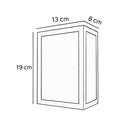 Arandela Luminária Vitra 3 Vidros Fosco Externa 1xE27 Starlumen ST2953-STARLUMEN-