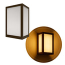 Arandela Luminária Vitra 3 Vidros Fosco Externa 1xE27 Starlumen ST2953-STARLUMEN-Marrom-