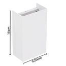 Arandela Magik Facho Duplo Ajustáveis Branca LED 10W 3000K IP65 GAYA ST2956-Gaya-Starlumen